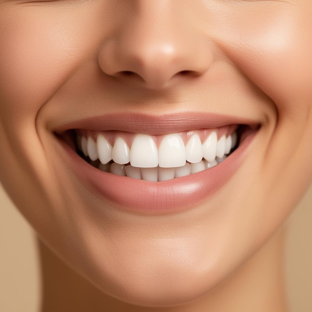 Risultato estetico di un trattamento dentale dello Studio Rossi